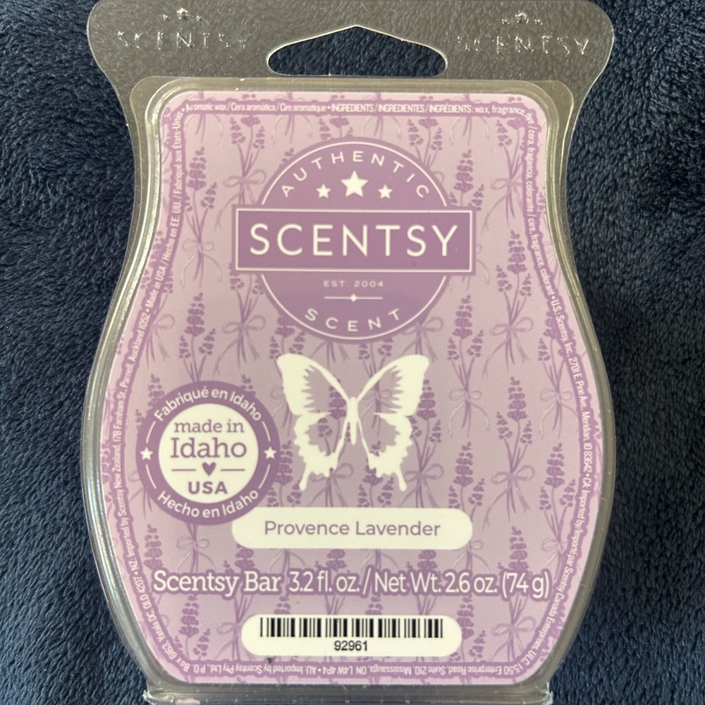 4/$20🌷🆕💜Scentsy Provence Lavender Wax Bar💜.  74g bar
